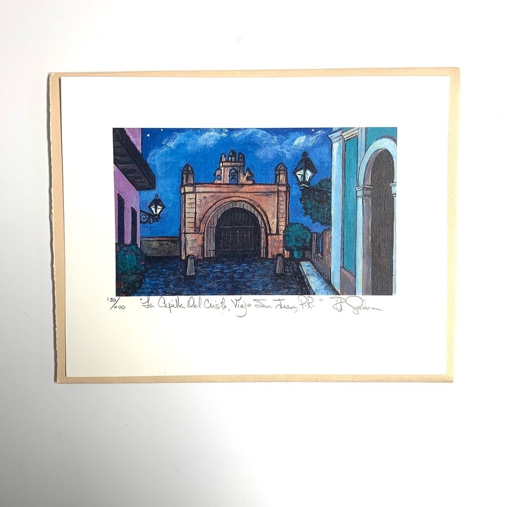 Jose Gorbea print of Puerto Rico.